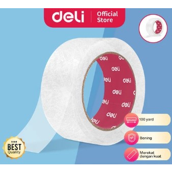 

Deli Packing Tape / Lakban Isolasi Bening 45mm Super Kuat CA490