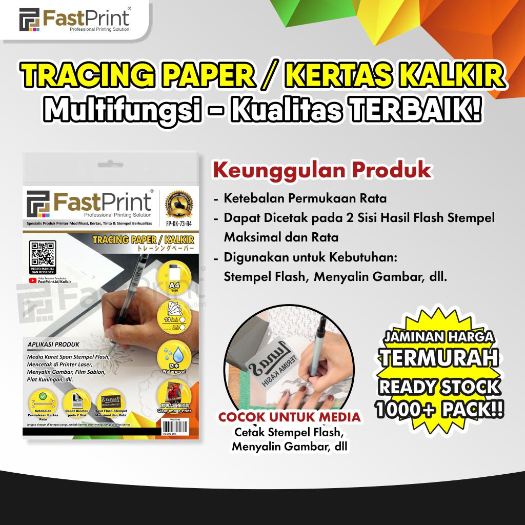 

Fast Print Kertas Kalkir A4 73 Gram Kertas Jiplak Putih Transparant