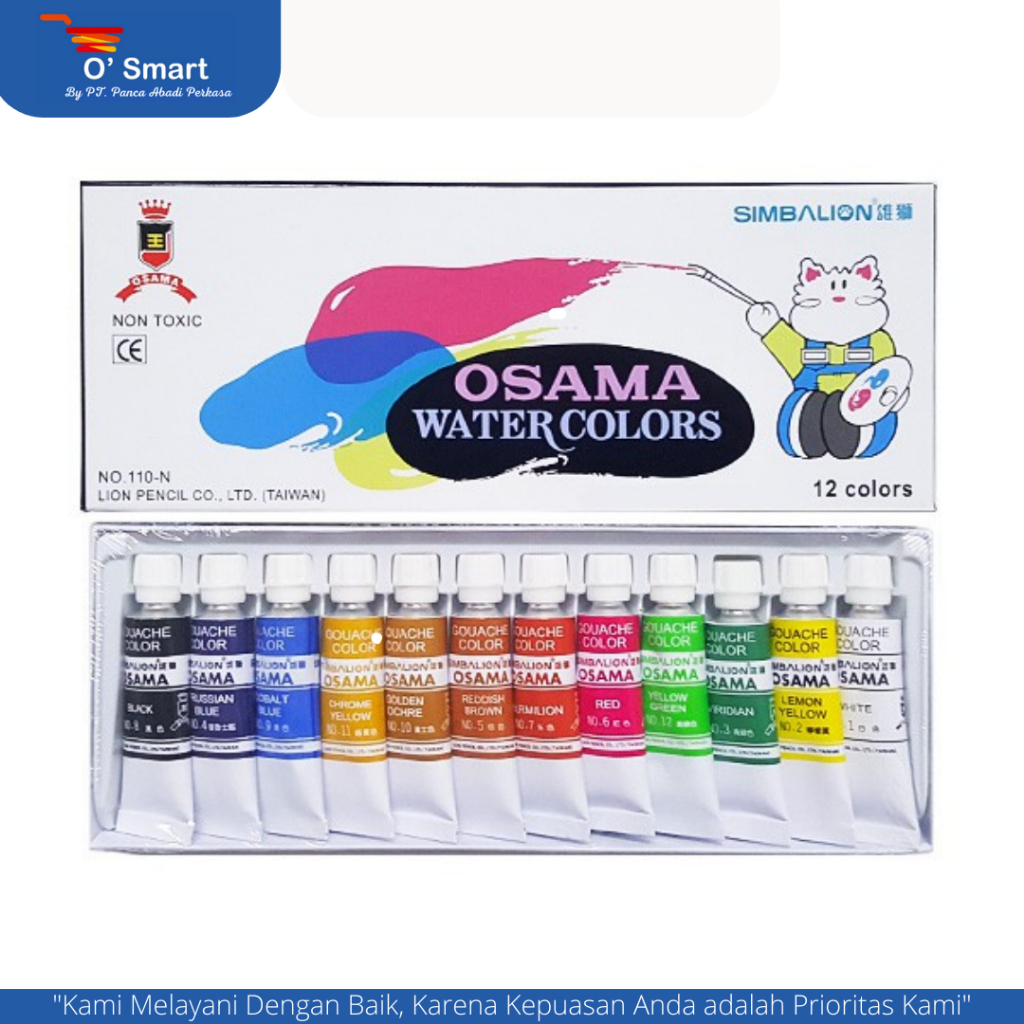 

CAT AIR OSAMA 12 WARNA