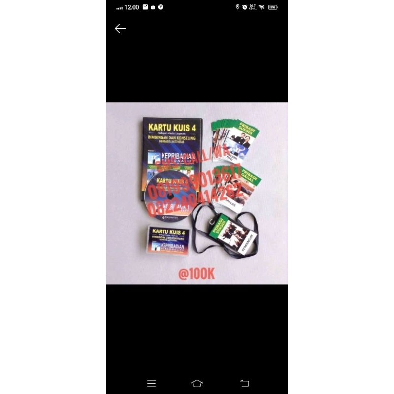 

Kartu Kuis 4 Kepribadian Personality berbasis aktifitas kepribadian personality