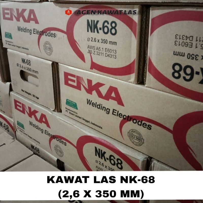 1 KG KAWAT LAS NK68 2,6x350MM / WELDING ELECTRODES / KAWAT LAS LISTRIK / KAWAT LAS MURAH