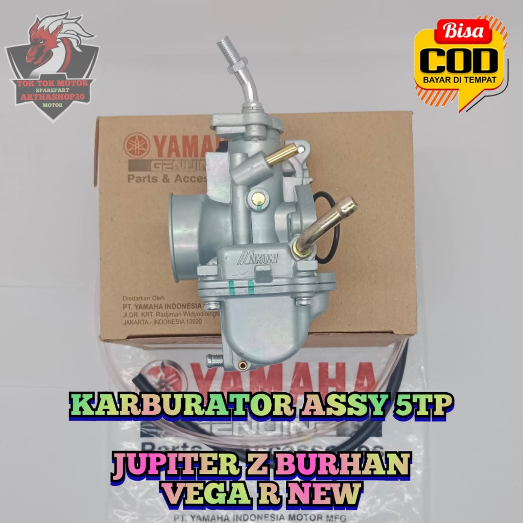 KARBURATOR 5TP ASLI ORIGINAL motor YAMAHA mikuni VEGA R LAMA , VEGA R NEW , JUPITER Z LAMA , jupiter