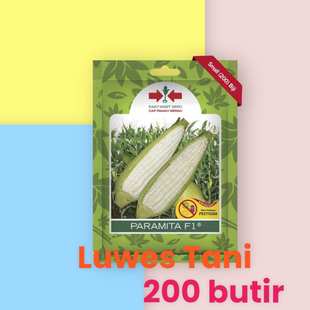 

Benih Jagung PARAMITA 200 Butir Jagung Ketan Putih Cap Panah Merah