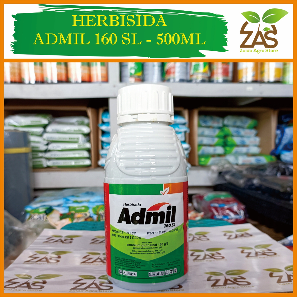 ADMIL 160SL - 500 ML - HERBISIDA SISTEMIK DAN KONTAK - RACUN RUMPUT LULANGAN