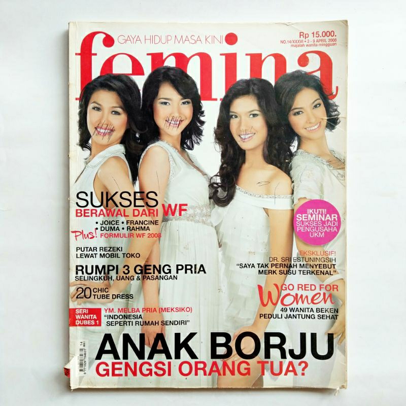 Majalah Femina edisi April 2008