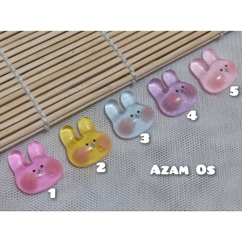 clay resin kelinci bening pewarna