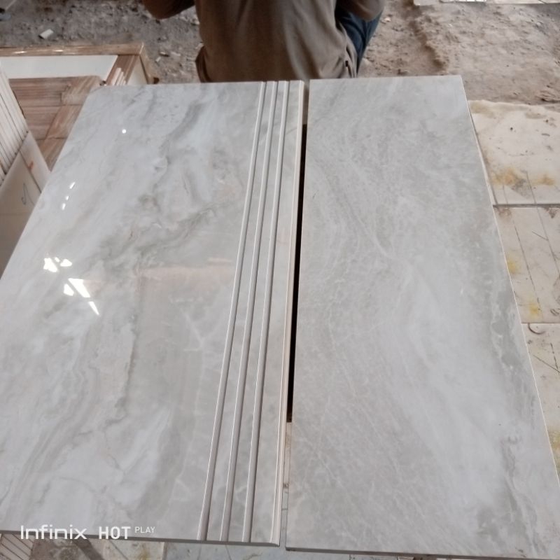 granit tangga stepnosing 30x60&amp;20x60 alur marmer glossi