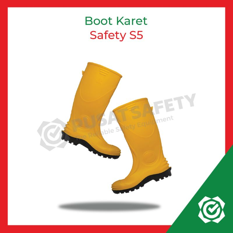 Sepatu Boots Tinggi Safety S5