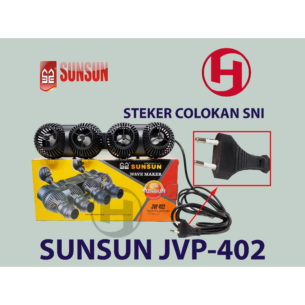 WAVE MAKER ORIGINAL SUNSUN JVP 402 PEMBUAT GELOMBANG DAN ARUS AQUARIUM