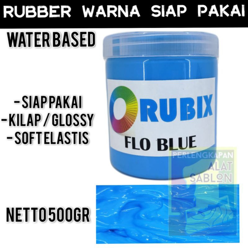 

RUBBER GL PASTA CAT AKRILIK WARNA FLO BLUE 500GR