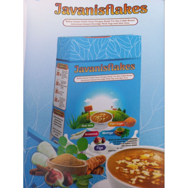 

javanisflakes bubur umbi sereal kaya manfaat