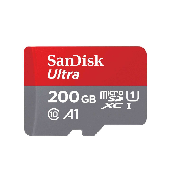SanDisk Ultra microSDXC Micro SD Card UHS-I Class 10 90MB 200GB 200