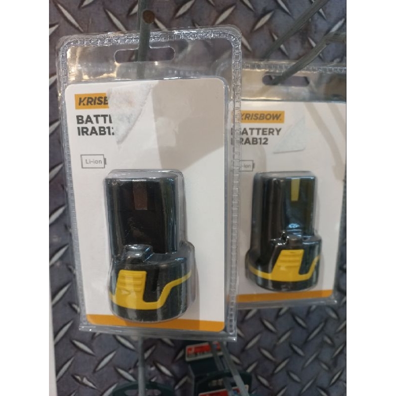 krisbow part baterai lithium ion 12 v 1.5 Ah ORIGINAL ( impact drill IRCID121 )