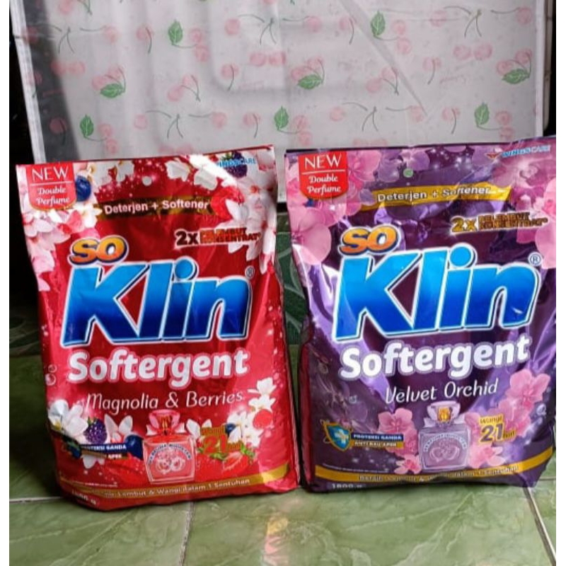 SOKLIN Detergen bubuk 1.8Kg
