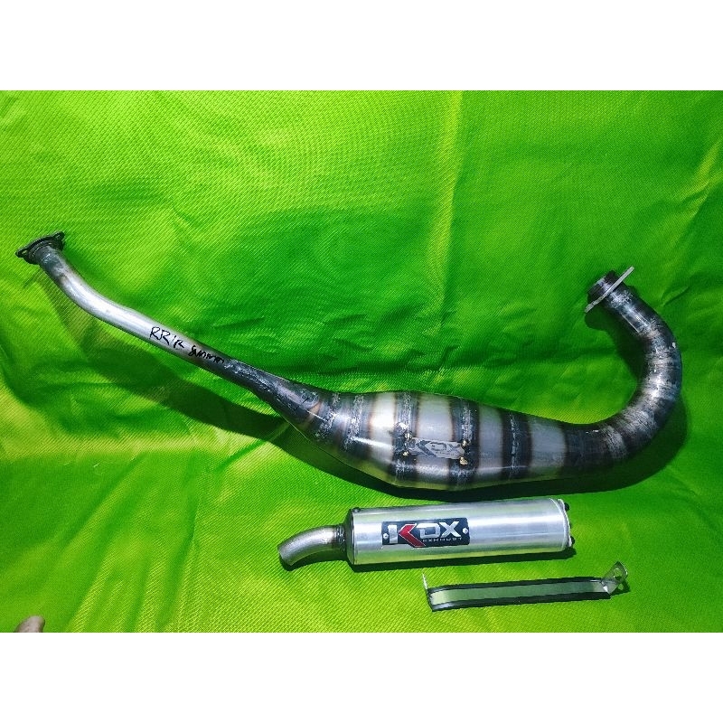 knalpot KDX ninja R RR kompetisi frame standar original