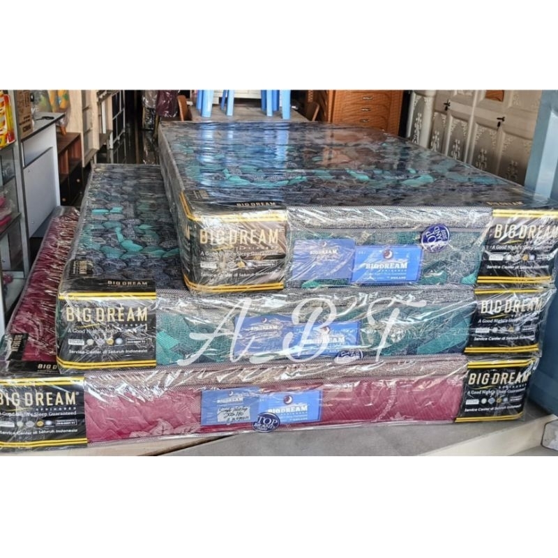 spring bed bigdream plushtop by bigland garansi 10 tahun