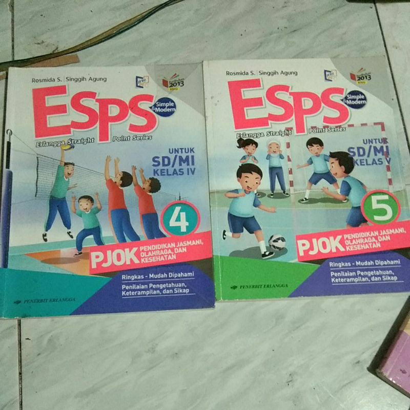 ESPS PJOK ERLANGGA KELAS 4 5 KURIKULUM 2013