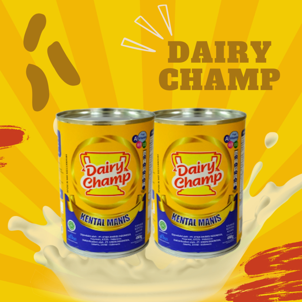 

Susu Krimer Kental Manis Dairy Champ 480 gr