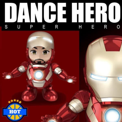 

Hero Limited with Promo Pajangan LED Dancing Man Iron Ironman Dance / Robot / /