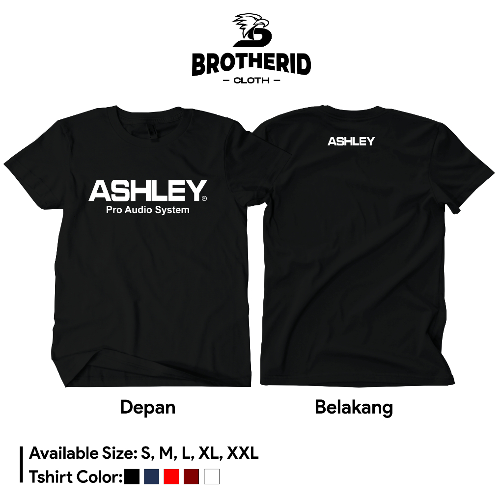 Kaos Ashley Pro Audio Original Baju Operator Sound System Asley