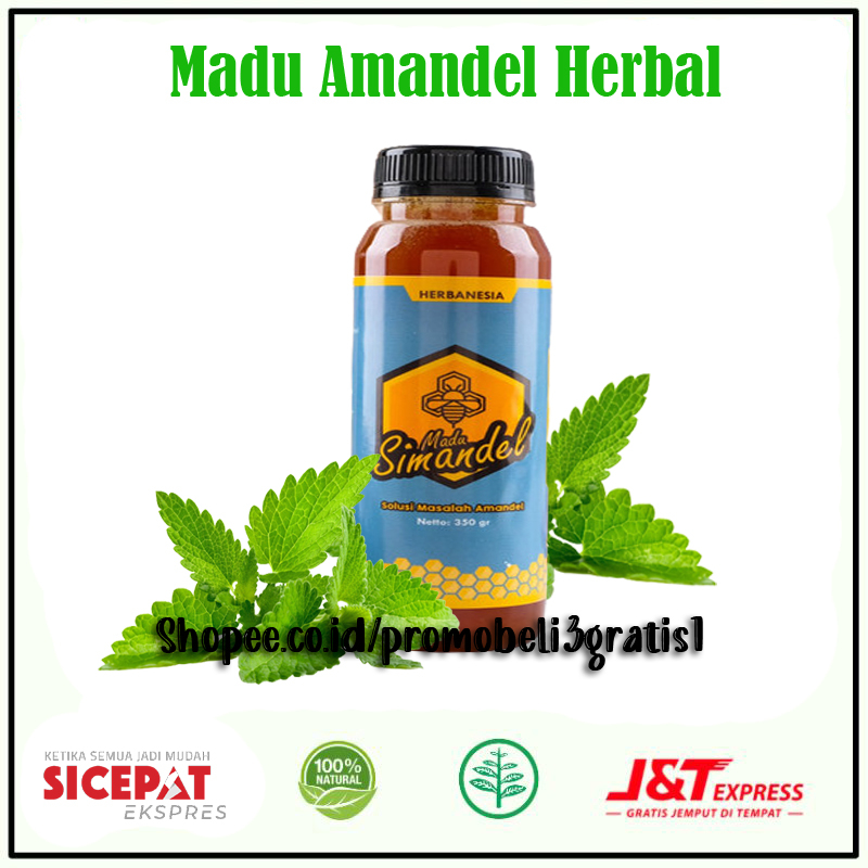 

MADU SIMANDEL ASLI - MADU HERBAL ATASI AMANDEL TENGGOROKAN ORIGINAL