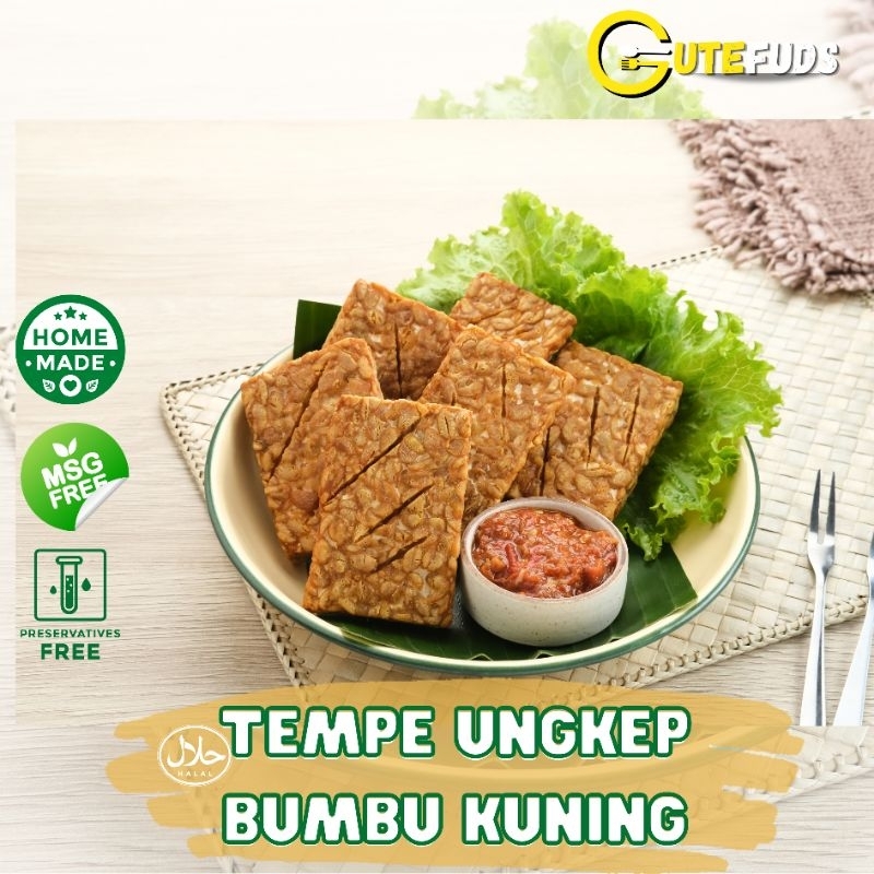 

Tempe Ungkep Bumbu Kuning (10 pcs) Tanpa MSG