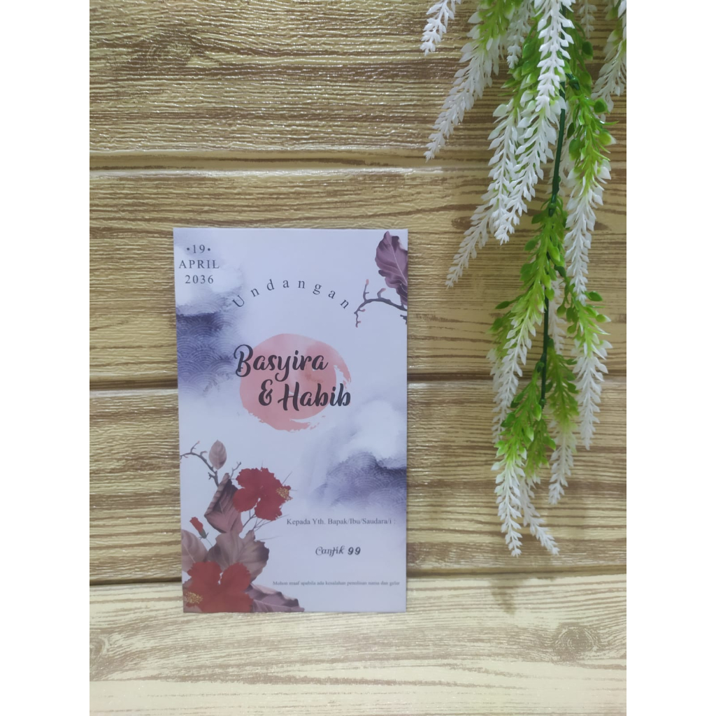 Blangko Undangan Cantik 99 Murah