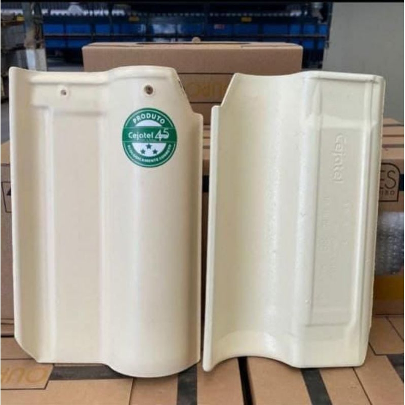 Genteng Keramik Wafe Marfim Kenteng Murah Atap Rumah Kokoh Awet Tahan Lama