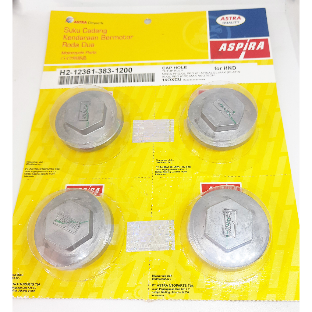 Cap Tappet Tutup Klep Honda GL Pro Platina Megapro GL Max GL Pro CDI Max Neotech original ASTRA ASPI