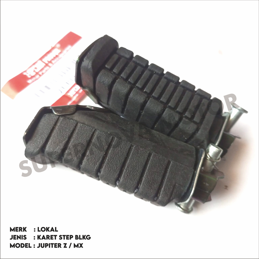 KARET STEP BELAKANG FOOT STEP BLKG MOTOR JUPITER Z JUPITER MX MERK LOKAL