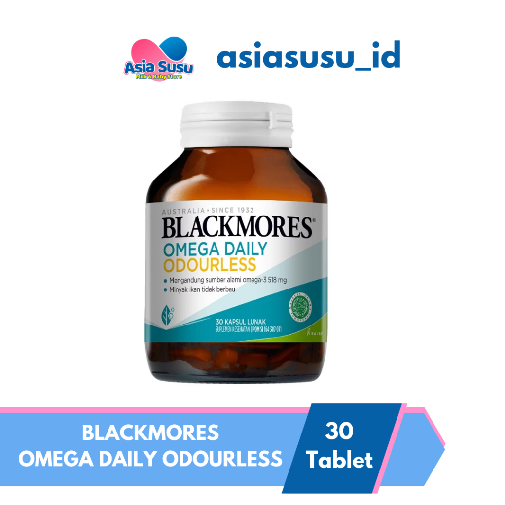 Blackmores Omega Daily Isi 60 Kapsul/Omega 3/kolesterol/Suplemen kesehatan jantung