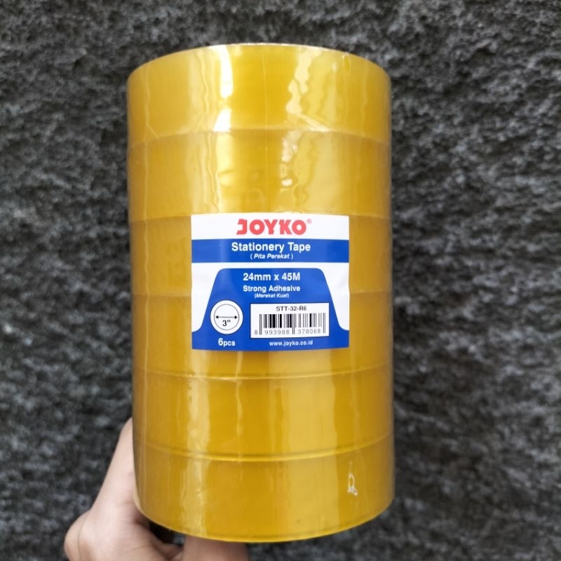 

[SLOP/ 6PCS] Cello tape JOYKO 1IN/ 24MM