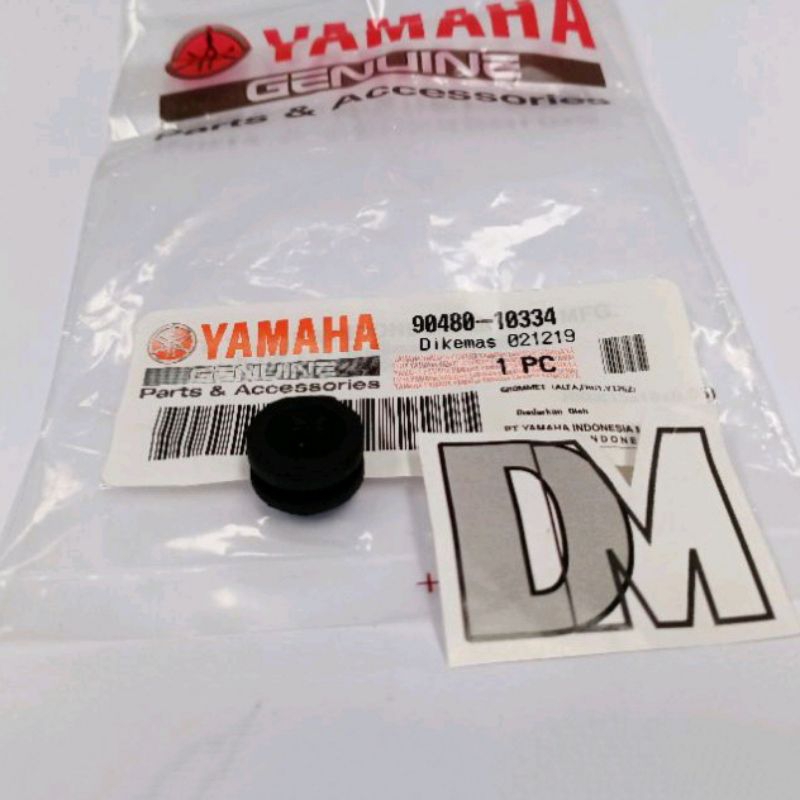 Grommet karet body cover samping frame rangka Yamaha Alfa-FIZR-F1ZR-Champ 90480-10334 asli original 