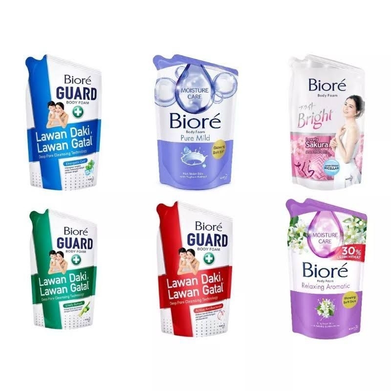 biore body wash kemasan refill 800ml