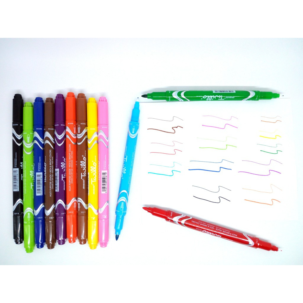

Standard Twillo Dualtip Marker / Satuan ( Spidol Dualtip )