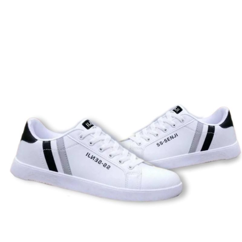 Sepatu Pria - Sepatu Pria Putih Terbaru 2023 Viral /Sepatu Sneakers Pria Dewasa /Sepatu Pria Casual 
