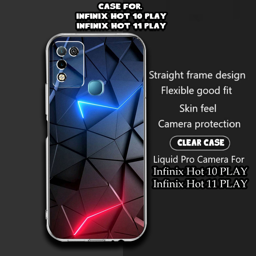 CASE Infinix HOT 11 PLAY / Infinix HOT 10 PLAY Motif [Abstrak] TERLARIS CASING Infinix HOT 11 PLAY X