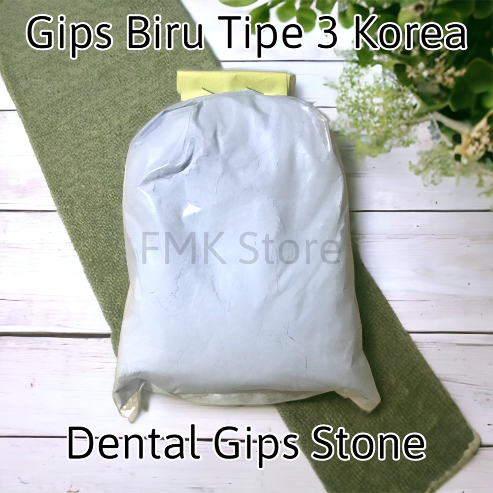 Gips Biru Tipe 3 Korea Dental Gips Stone Plaster Gypsum Model Study