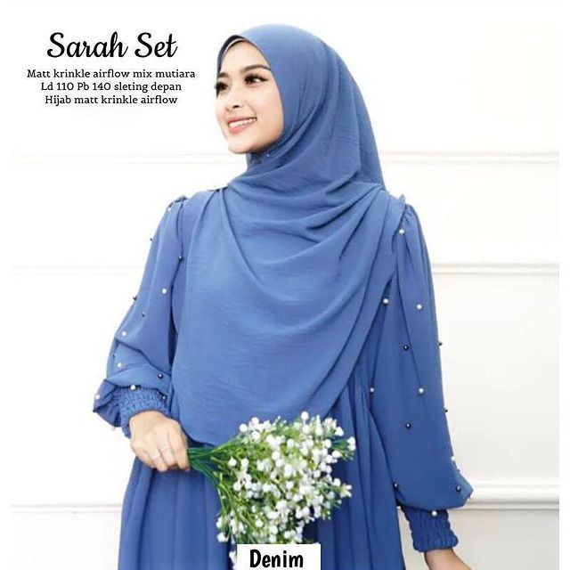 BAJU SYARI WANITA SARAH SET SYARI WD M L XL XXL BAHAN CRINKLE AIRFLOW BAJU SYARI GAMIS SET JILBAB ME