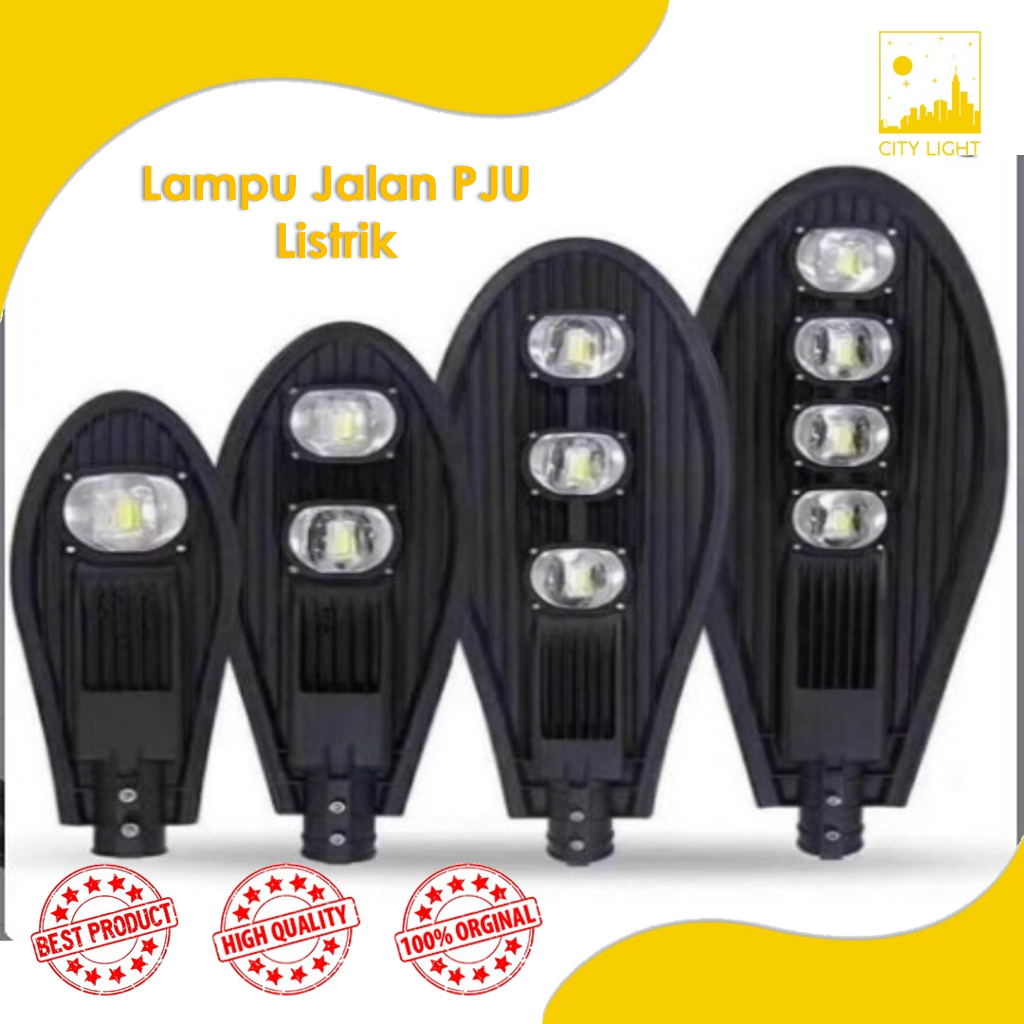 Lampu Jalan PJU Listrik Cobra 150W 200W Tipe LED