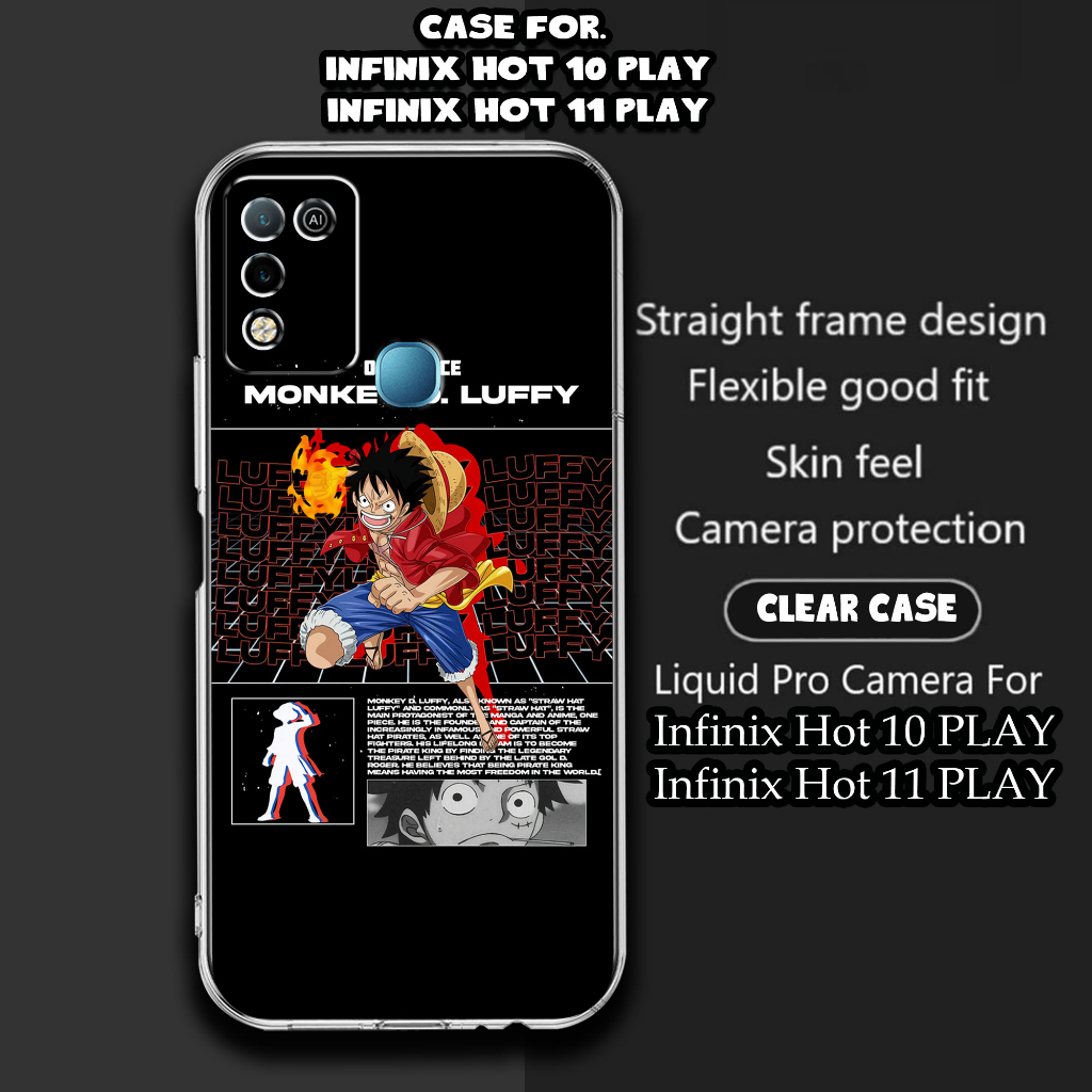 CASE Infinix HOT 11 PLAY / Infinix HOT 10 PLAY Motif [ANIME OP DAY] TERLARIS CASING Infinix HOT 11 P