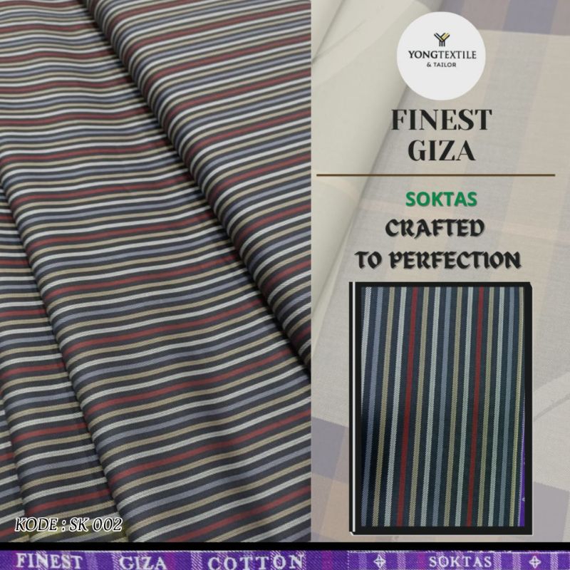 KAIN KATUN • KAIN KATUN SOKTAS • CRAFTED TO PERFECTION  • FINEST GIZA