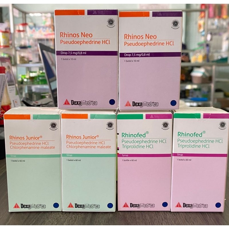 Sirup Flu Bayi & Anak /RHINOS JUNIOR/RHINOS NEO/RHINOFED/