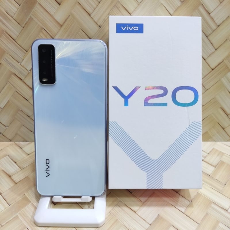 Vivo y20 3/64 GB Handphone Second Seken Bekas Fullset Batangan Original