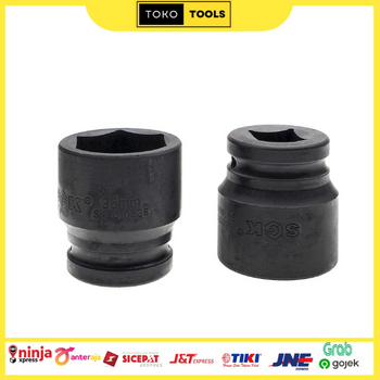 Mata Socket Hitam 3/4" /Mata Kunci Shock 22mm