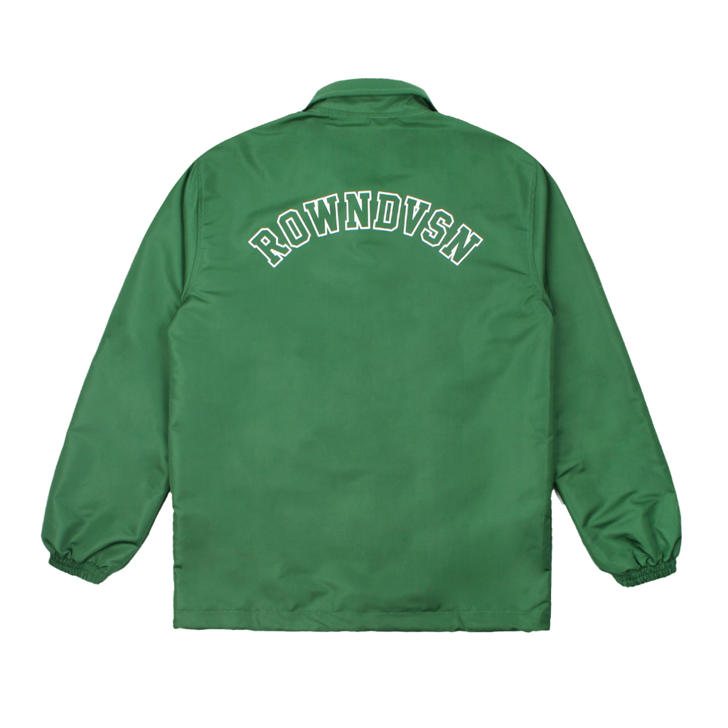 Rown Division Warehouse Coach Jacket - Rowndvsn Coach Jaket Rickey Green