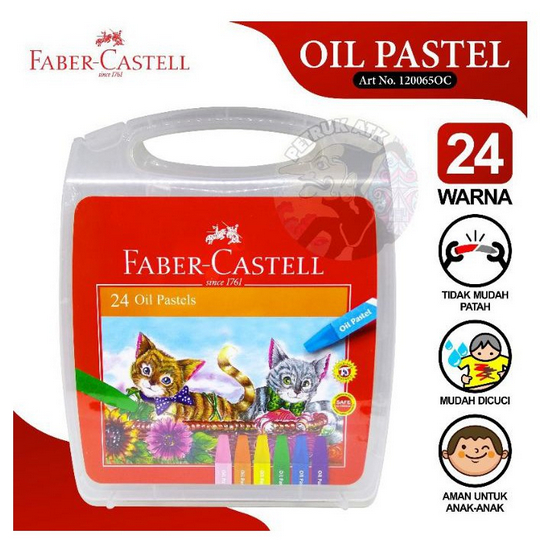 

Crayon Oil Pastel Faber Castell 24 Warna Krayon Hexagonal Kemasan Kucing Ekonomis