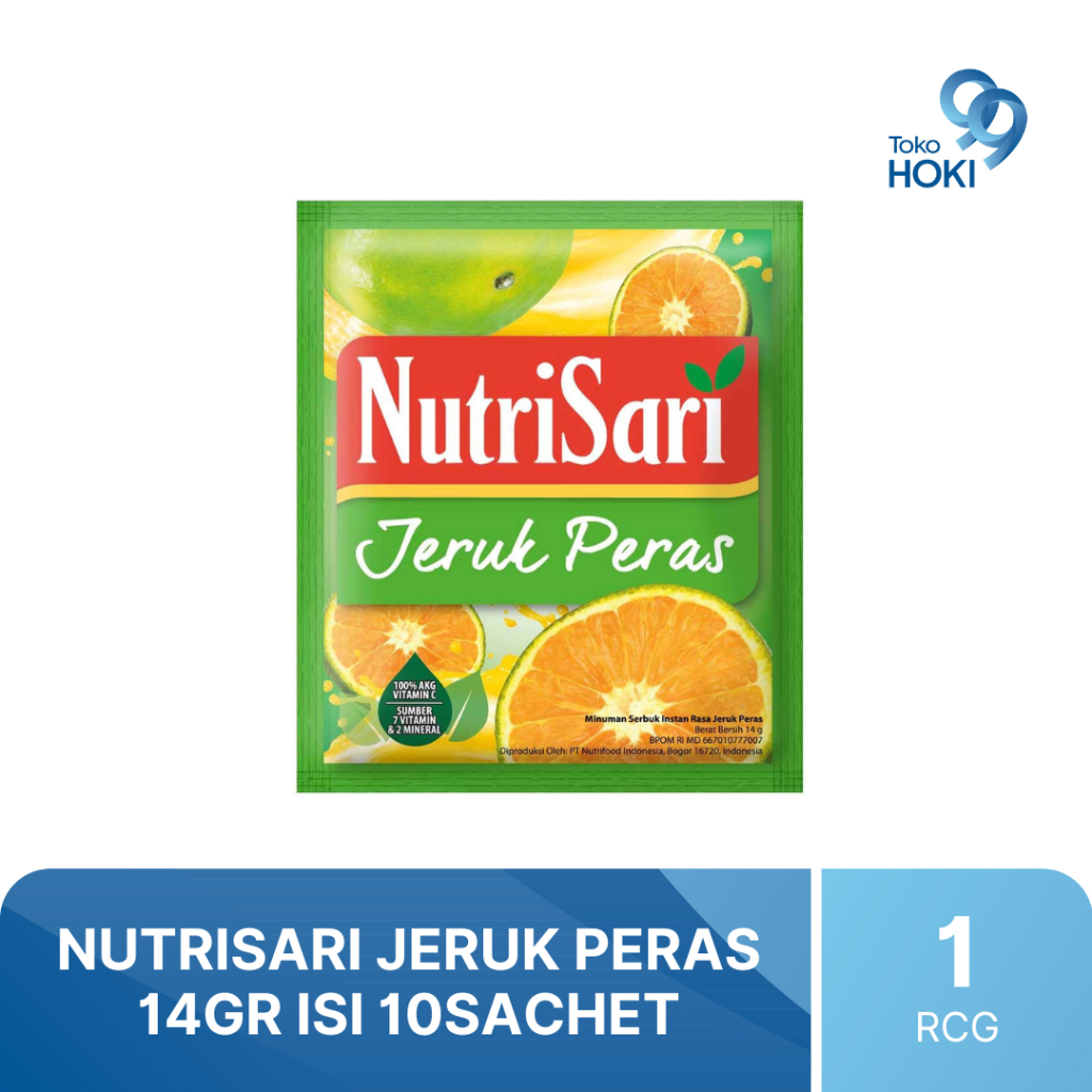 

NUTRISARI JERUK PERAS 14GR ISI 10 SACHET