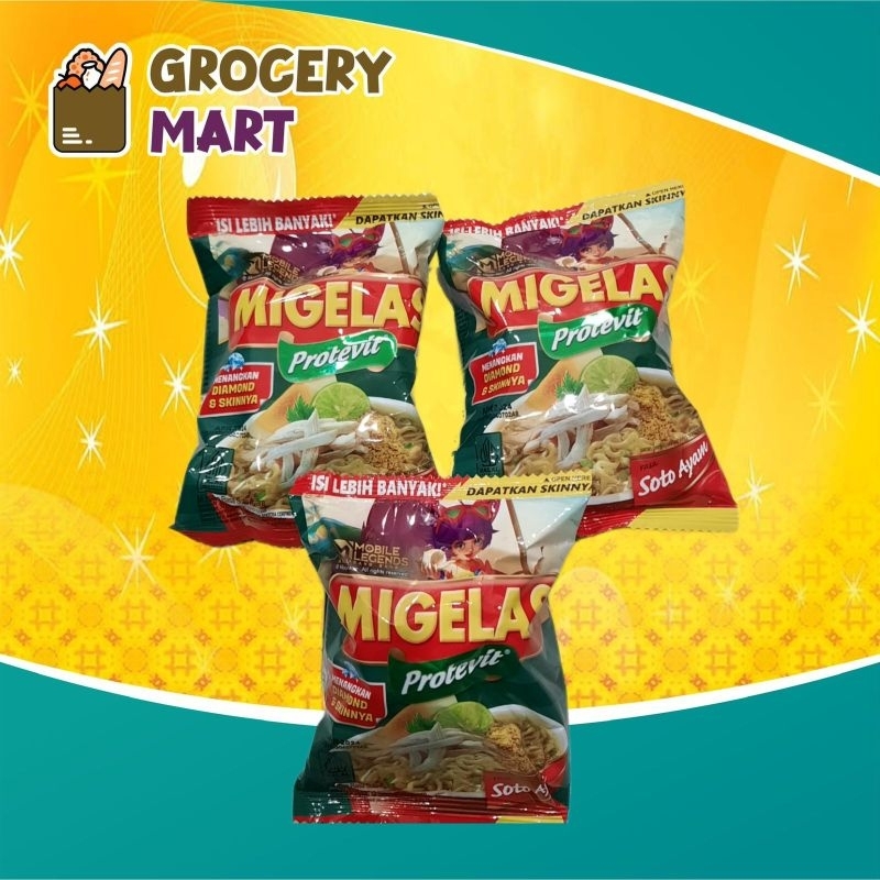 

MiGelas Protevit 30gr Rasa Soto Ayam 1Renceng Isi 10pcs