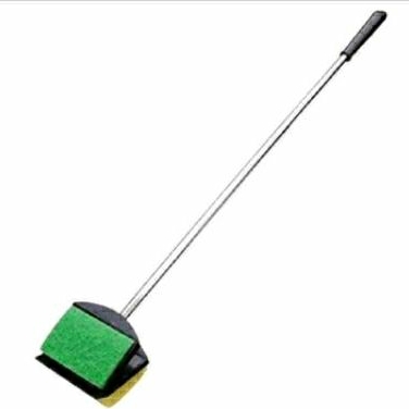 Scraper Kaca Aquarium Spons Pembersih Kaca Aquarium Stainless